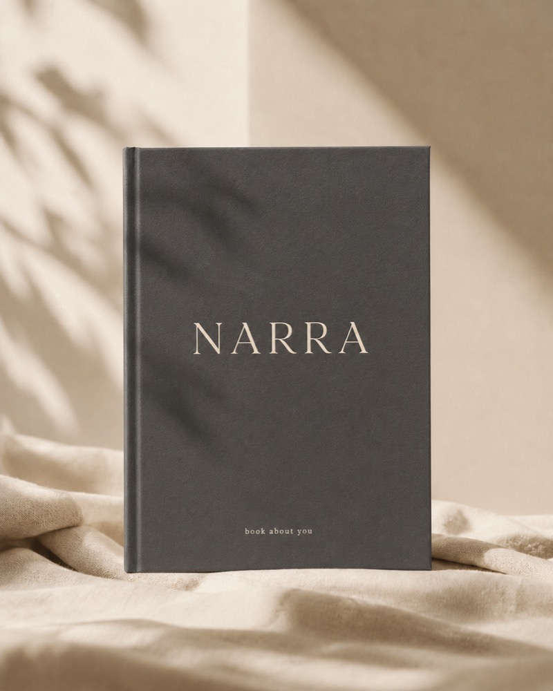 Обложка книги NARRA серии For Him, глубокий графитовый оттенок