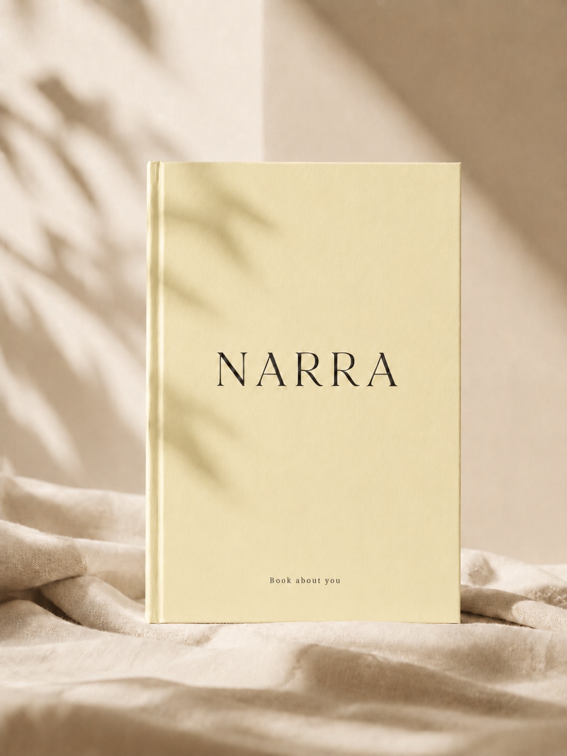 Обложка книги NARRA серии For Friends, тёплый жёлтый оттенок